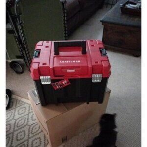 Deep Tool Box, Lockable, 17-in.